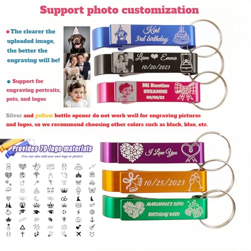 100pcs Personalized Bottle Opener - Image 2