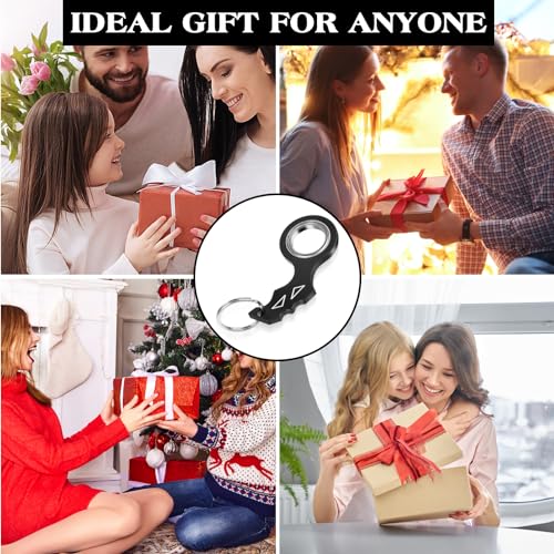 Tyqour Spinner Keychain Fidget Keychain for Adults Portable Keyring Spinner Toy for… - Image 6