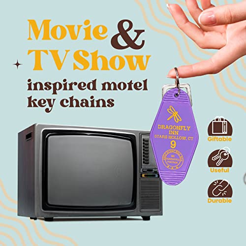 Chillkat Vintage Hotel Motel Keychain (Red Overlook Hotel) - Image 7