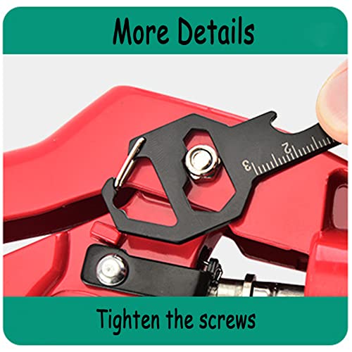 2PCS Keychain Bottle Opener Multi Tool, 100% Stainless Steel EDC Gadget, 6… - Image 4