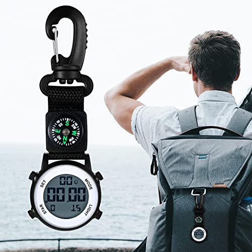 Lancardo Clip on Digital Watch Backpack Fob Watch for Men and Women… - Image 4