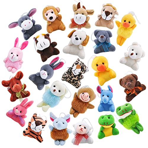 JOYIN 24 Pack Mini Animal Plush Toy Assortment (24 Units 3" Each),… - Image 2