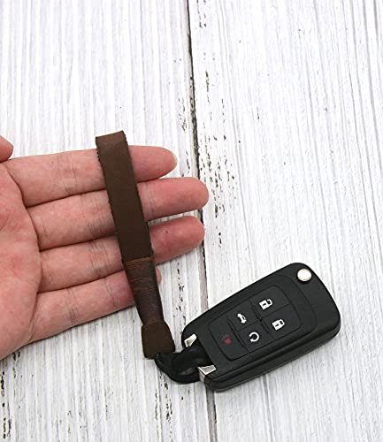 LAGIPA Leather Car Key Fob Keychain, Non - Image 5