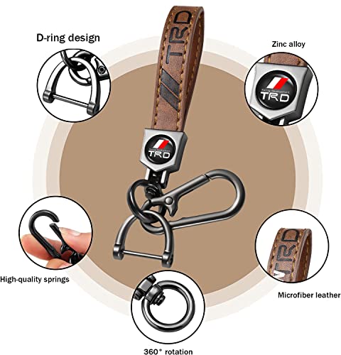for TRD Keychain, Car Keychains Suitable for TRD Racing Development Sequoia Tundra… - Image 2