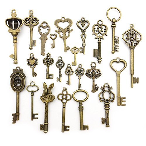 Youdiyla Vintage Skeleton Key in Antique Bronze Style - Image 5