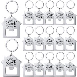 Jingmore New Home Keychains Bulk Estate Agent Gifts for Guests Home Bottle…