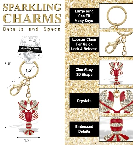 Aqua79 Red Lobster Keychain - Image 2