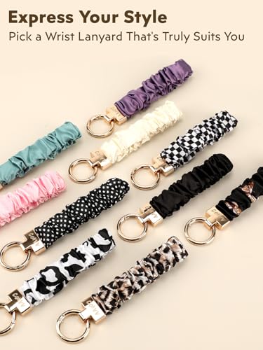 Scrunchie Keychain Wristlet for Women - Image 6
