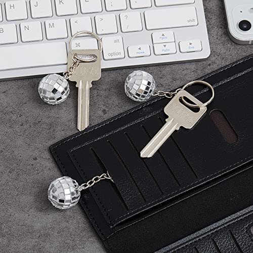 MTLEE 24 Pack Mini Mirror Disco Ball Keychain Last Disco Bachelorette Retro… - Image 6