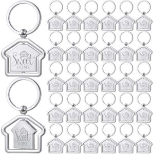 FineCheer 15 Pcs Sweet Home Keychain Estate Agent Gifts for Guests House…