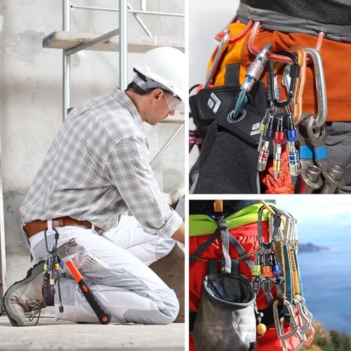 FACAINCXS Upgraded 6PCS Bits Holders Keychain, 1/4 inch Hex Shank Bit Holders,… - Image 5