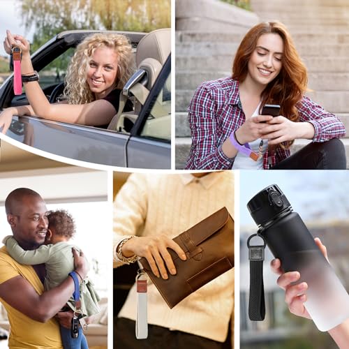 Fishent Stretchy Key Chain, Cute Keychain Wristlet, Upgraded Woven Wrist Lanyard for… - Image 7