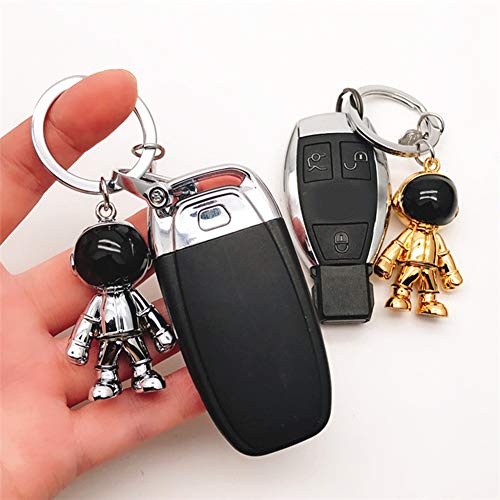 MUAMAX Sliver Spaceman Keychains for Men Creative Astronaut Spacemen Car Key Chain… - Image 6
