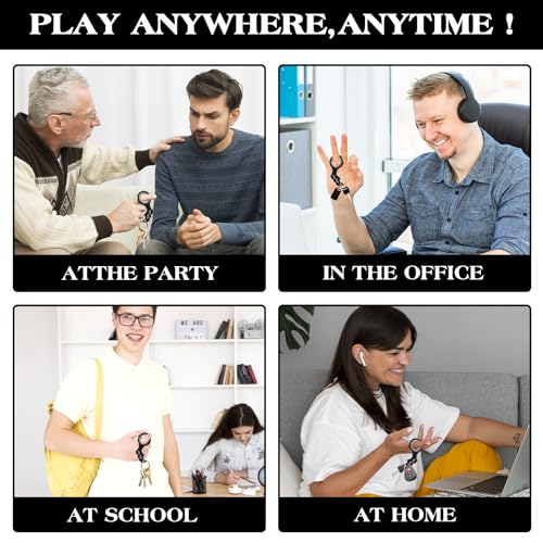 Tyqour Spinner Keychain Fidget Keychain for Adults Portable Keyring Spinner Toy for… - Image 5