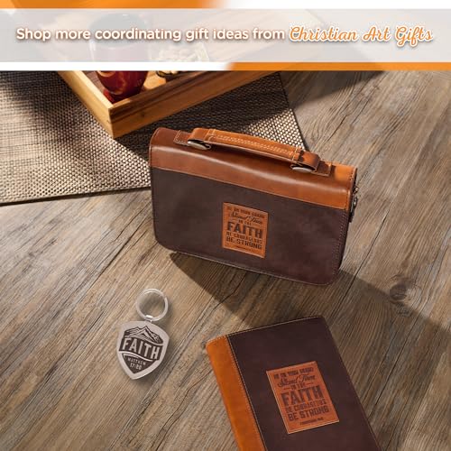 Christian Art Gifts Engraved Silver Metal Scripture Keychain for Men & Women - Image 7