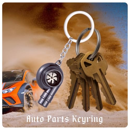 Yuxh Keychain Auto Parts Keyring Turbo Key Chain YX - Image 2