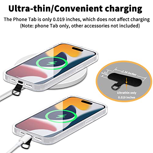 TACOMEGE Phone Tether Tab for iPhone, Cell Phone Lanyard Patch, Phone Strap… - Image 3