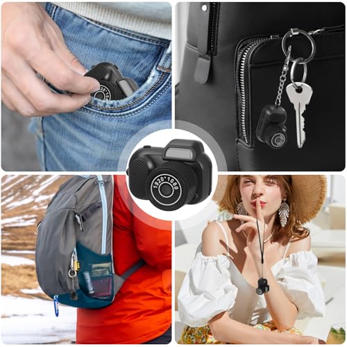Mini Keychain Camera, FHD 1080p 8MP Mini Digital Camera with 32GB SD… - Image 5