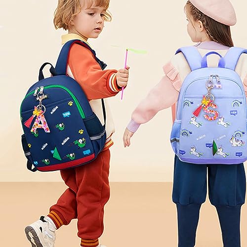 Suweibuke Colourful Cute Initial Letter Keychains for Women Girls with Tassel Butterfly,… - Image 5