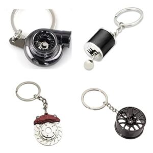 Generic (4pcs) Car Lovers Key Chain Set
