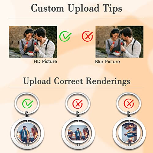 Personalized Custom Keychain with Picture - Image 8