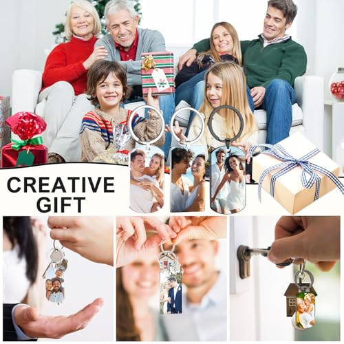 POKEHAND Custom Keychain with Picture,Personalized Keychains with Engraving Photo/Text,Customized gifts for boyfriends… - Image 6