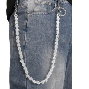 ZEKEE Wallet Chain Pants Chain Hip Hop Punk Jeans Chain KeyChain for…