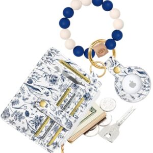 Miss Adola Wallet Keychain Wristlet for Women with AirTag Holder