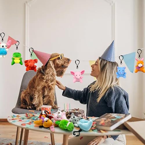 XIPEGPA 30 PCS Mini Plush Animals Keychain Set Small Stuffed Animals for… - Image 5