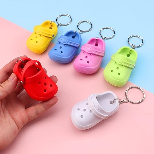COLORFUL BLING Mini Charm Shoe KeyChain Women Cute shoe style Keychain - Image 4