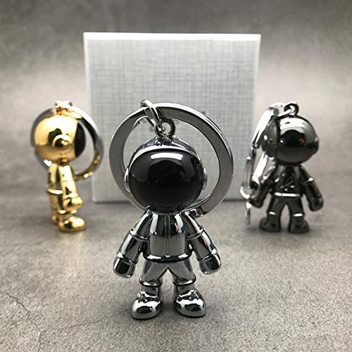 MUAMAX Sliver Spaceman Keychains for Men Creative Astronaut Spacemen Car Key Chain… - Image 8