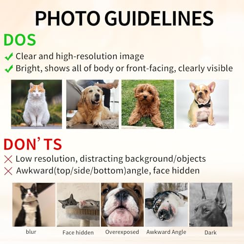 Pet Memorial Gifts, Personalized Pet Photo Keychain, Custom Pet Memorial Keychains, Pets… - Image 7