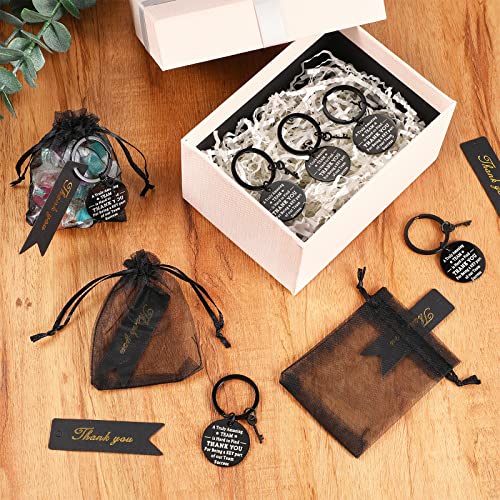 Yinkin 36 Pcs Employee Appreciation Gifts Thank You Coworker Keychain Gifts with… - Image 5