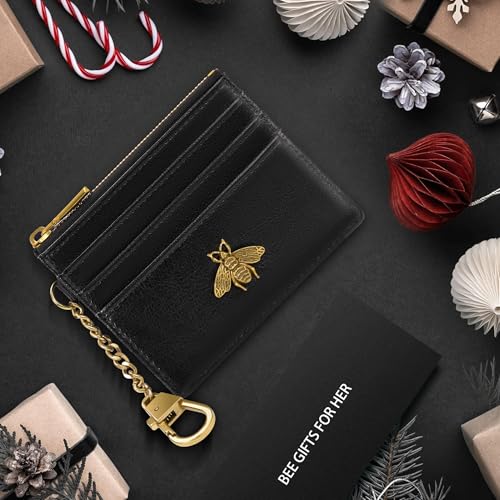 SEAVILIA Card Holder Keychain Wallet for Women with ID Window RFID Coin… - Image 6
