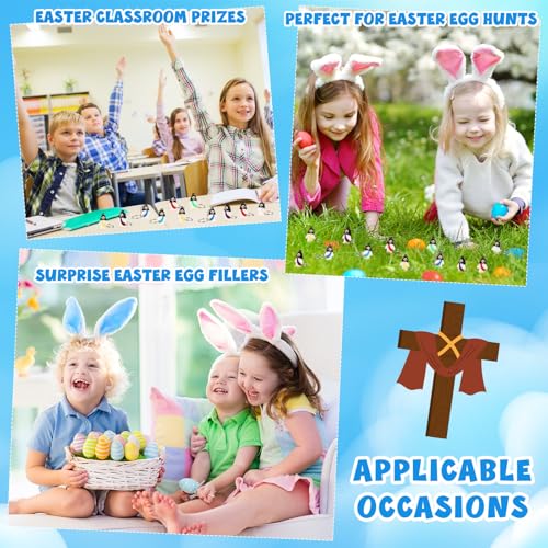 Sumind 24 pcs Jesus Toys Figurine Christian Keychain Religious Keychain Bulk Classic… - Image 5