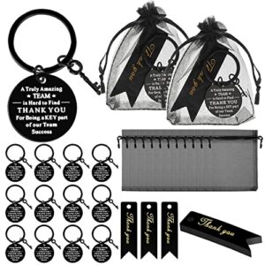 Yinkin 36 Pcs Employee Appreciation Gifts Thank You Coworker Keychain Gifts with…