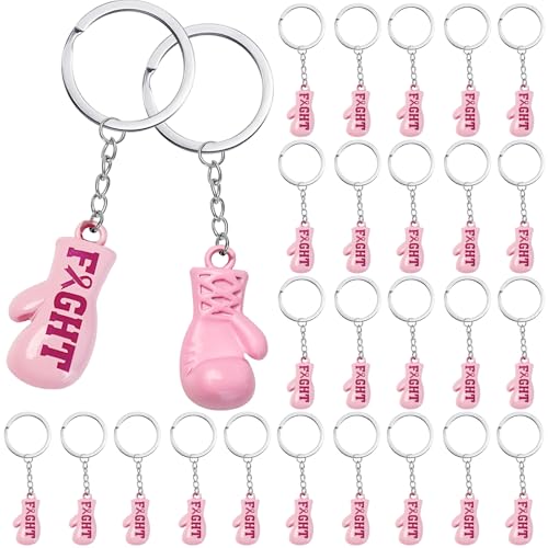 Sitroasho 30PCS Breast Cancer Awareness Keychains for Women