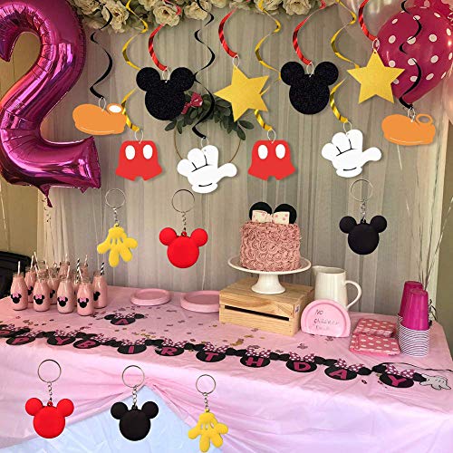 Finduat 18 Pcs Cartoon Mouse Keychains for Party Favors, Adorable Bag Pendant… - Image 5