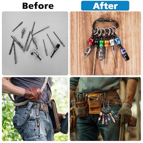 12PCS Bit Holders 1/4 Socket, Hex Shank Screwdriver Bit Holder for Impact… - Image 3