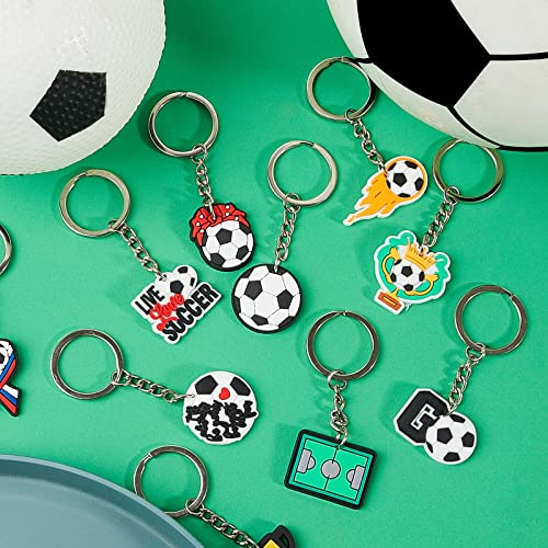 Batiyeer 36 Pack Soccer Keychains Bulk Party Favors Sports Ball Key Chains… - Image 6