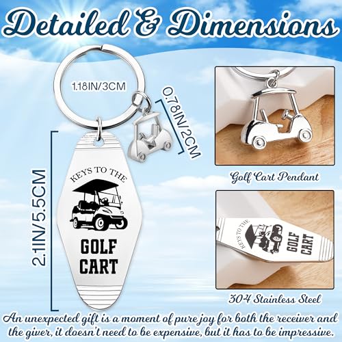 Golf Cart Keychain for Women Men - Image 2