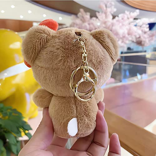 Sicpfuj Cute Plush Keychain for Women Girls, 5" Lovely Keychain Decorative Accessories,… - Image 2