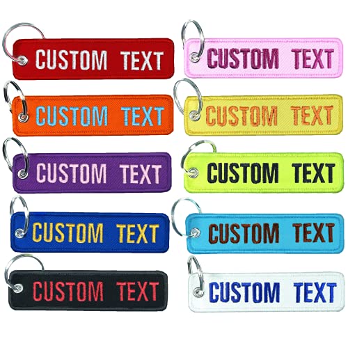N A Custom Embroidery Keychain, Personalized Keychain 1 PC, Car Key Chains… - Image 3