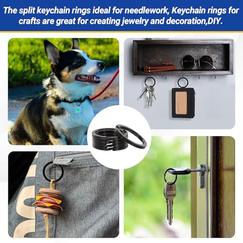 TURAOHU Black Key Rings, 20 1 - Image 4