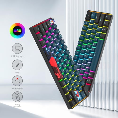 Fogruaden Wired 60% Percent Mechanical Keyboard, RGB Gaming Keyboard 60 Percent, Ultra - Image 3