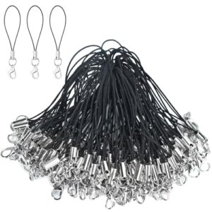 Evnlo 100Pcs Phone Charms Strap with Lobster Clasp,Lanyard Strap Cell Phone Charm…