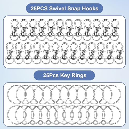 Logosophia 50 PCS Premium Keychain Making Kit - Image 4