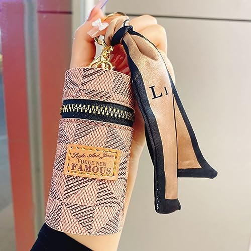 2Pcs Lipstick Organizer, Luxury Leather Lip Gloss Bag, Mini Lipstick Case with… - Image 7