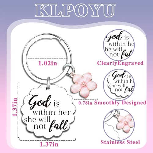 Klpoyu Christian Gifts for Women Inspirational Bible Verse for Friends Teen Girl… - Image 6