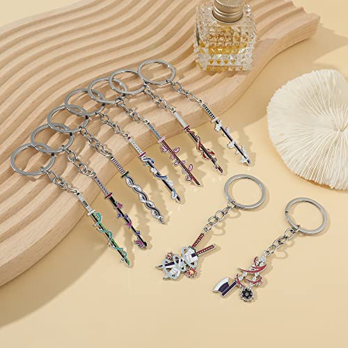 Anime Demon Keychains Hashira Slaye Sword Keychains Cosplay Collection Souvenir Key Chains… - Image 4